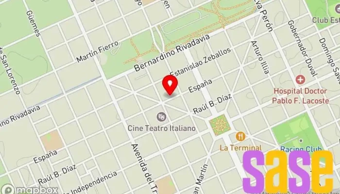 mapa de Rosso Radio Tienda de electrónica en Eduardo Castex