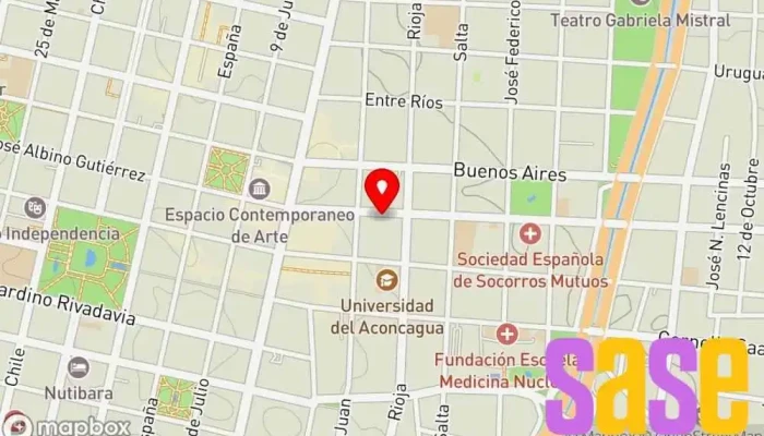 mapa de RP ELECTRONICA Tienda de electrónica en Mendoza