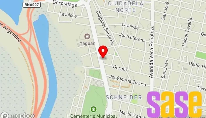 mapa de Rubén Zapata Electricista, Instalador de gas, Servicio de reparación de neveras en Santa Fe de la Vera Cruz