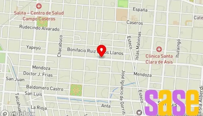 mapa de Salta Electro- Electricidad del Automotor Tienda de repuestos para automóviles, Tienda de repuestos de automóviles usados en Salta