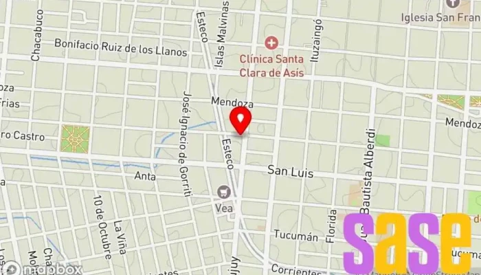 mapa de San Juan Electricidad Tienda de componentes electrónicos, Tienda de iluminación en Salta