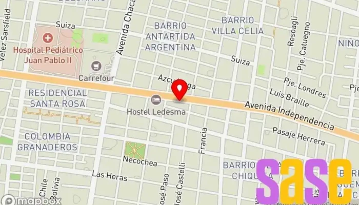 mapa de Sanger Elec Tienda de electricidad, Tienda de iluminación en Corrientes