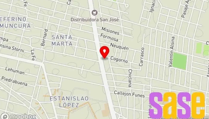 mapa de Santa Fe Electronica Taller de reparaciones eléctricas en Santa Fe de la Vera Cruz
