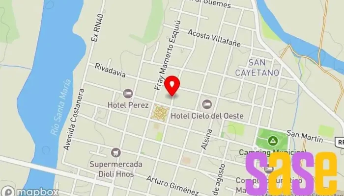 mapa de Santa María LED Comercio en Santa María