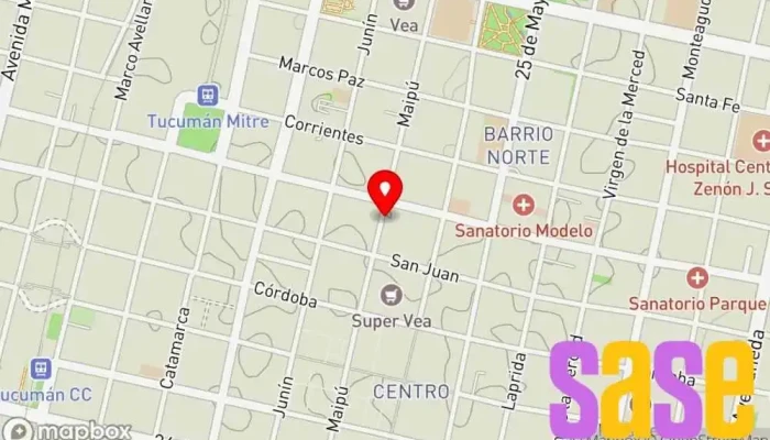 mapa de Santiago Kohn Tienda de electricidad, Tienda de componentes electrónicos, Tienda de iluminación en San Miguel de Tucumán