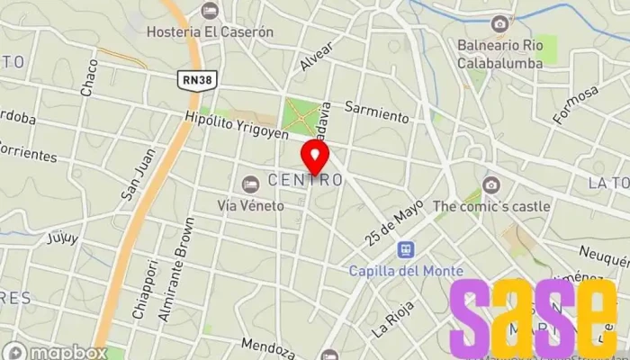 mapa de SATURNO HOGAR Tienda de artículos para el hogar, Tienda de electrónica en Capilla del Monte