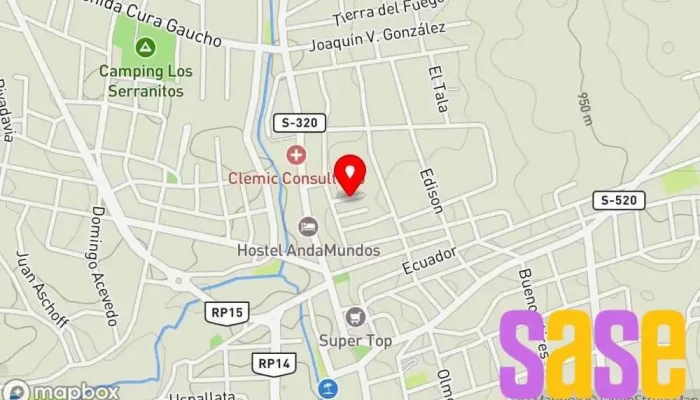 mapa de SDR refrigeración y electricidad Electricista en Mina Clavero