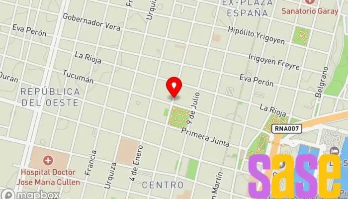 mapa de SDS Electronica Tienda de componentes electrónicos en Santa Fe de la Vera Cruz