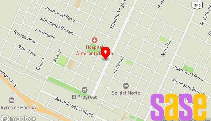 mapa de SECHEEP Compañía eléctrica en Pampa del Infierno