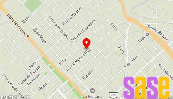 mapa de S.E.M. ELECTRONICA  en Termas de Río Hondo