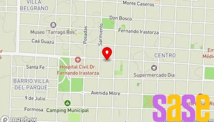 mapa de Sensei Tienda de electrodomésticos en Curuzú Cuatiá