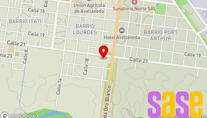 mapa de SERGIO BANDEO AUTOPARTES ELECTRICAS Tienda de piezas de automóvil, Tienda de repuestos para automóviles en Avellaneda