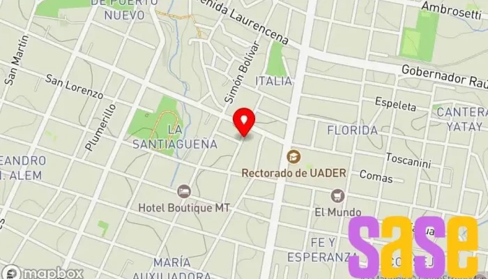 mapa de Sergio Däppen Electricidad del Automóvil Taller de automóviles en Paraná
