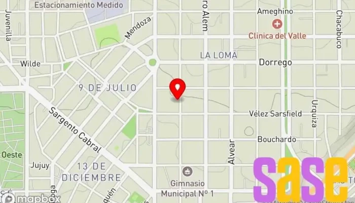 mapa de Servicio Electrico General del Automotor - de Nestor Abad Electricista en Comodoro Rivadavia