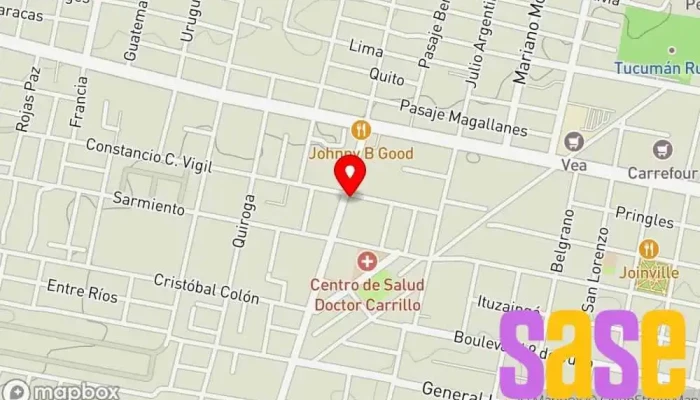 mapa de Servicio Electrónico Yerba Buena-Tucuman Servicio de reparación de televisores, Establecimiento de reparación de artículos electrónicos en Yerba Buena