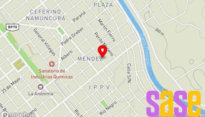 mapa de Servicio mecanico,inyeccion electronica,tren delantero,direcciones hidraulicas Taller mecánico en Cinco Saltos