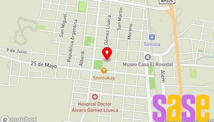 mapa de Servicio Técnico Electrónica Del Norte Soporte y servicios informáticos en Simoca