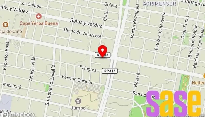 mapa de Servicio Técnico Electrónico Dt Establecimiento de reparación de artículos electrónicos, Servicio de reparación de electrodomésticos, Servicio de reparación de microondas, Servicio de reparación de televisores en Yerba Buena