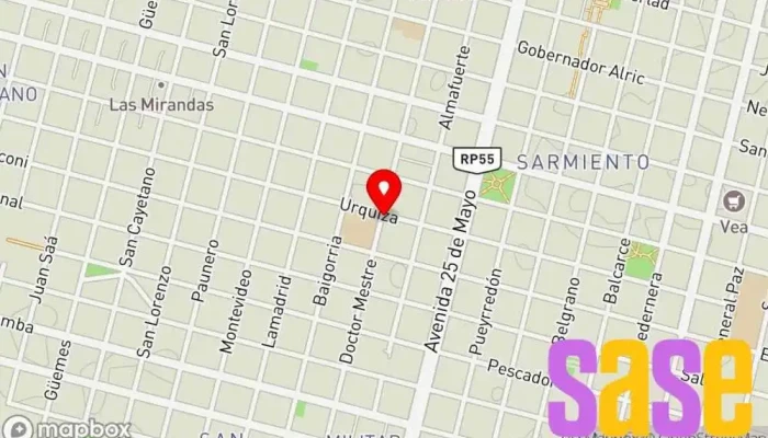 mapa de Servicios De Electricidad Y Durlock Compañía eléctrica en Villa Mercedes