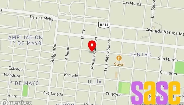 mapa de Servicios y ventas de materiales eléctricos S&D Empresa constructora en Las Heras