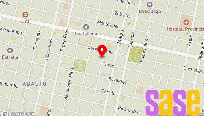 mapa de SERYVEN Electrónica, Tienda de electricidad en Rosario