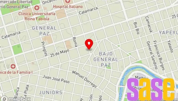 mapa de Sica Electrónica  en Córdoba