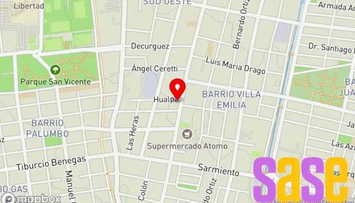 mapa de SIEB Electric Compañía eléctrica en Godoy Cruz