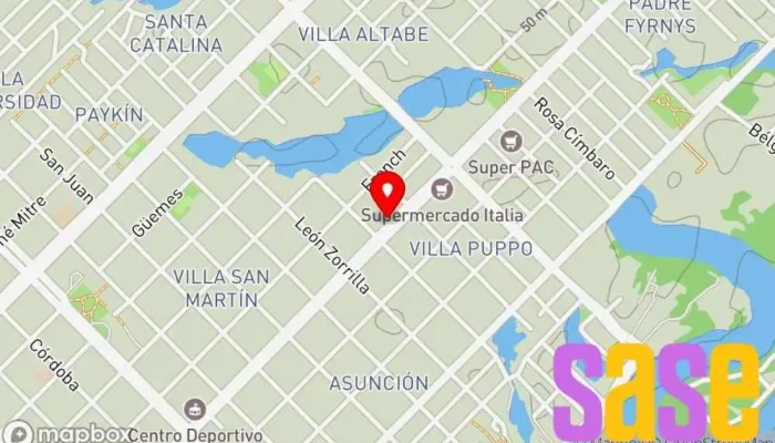 mapa de Sinchi Electricidad JHS Electricista en Resistencia
