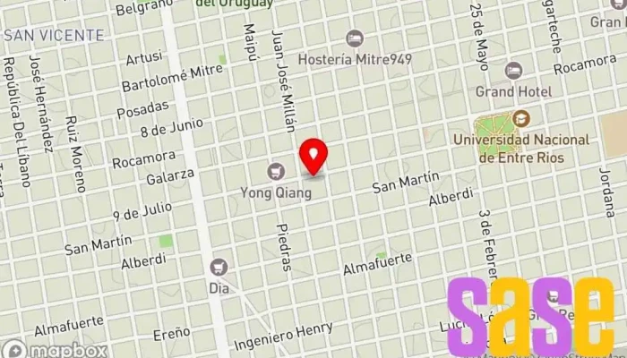mapa de Sir Electronica Establecimiento de reparación de artículos electrónicos en Concepción del Uruguay