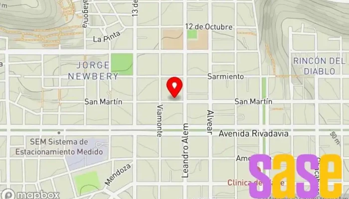 mapa de Sociedad Cooperativa Popular Limitada de Comodoro Rivadavia Compañía suministradora de agua, Compañía eléctrica, Proveedor de servicios de Internet en Comodoro Rivadavia