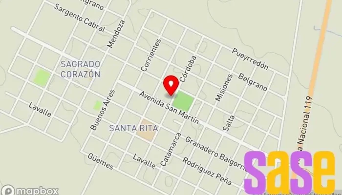 mapa de Solari CableVision Empresa de instalación de televisión por cable en Mariano I. Loza