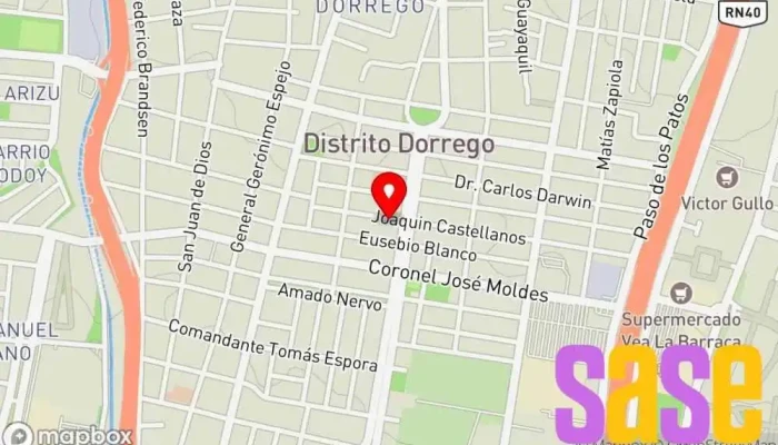 mapa de Soluciones electricas Electricista en Mendoza