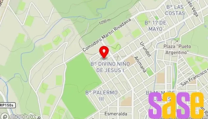 mapa de SOLUCIONES ELÉCTRICAS R&B Taller de reparaciones eléctricas en Salta