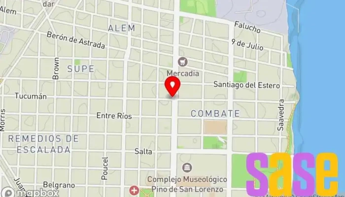 mapa de Sonoluz Electricidad Tienda de electricidad en San Lorenzo