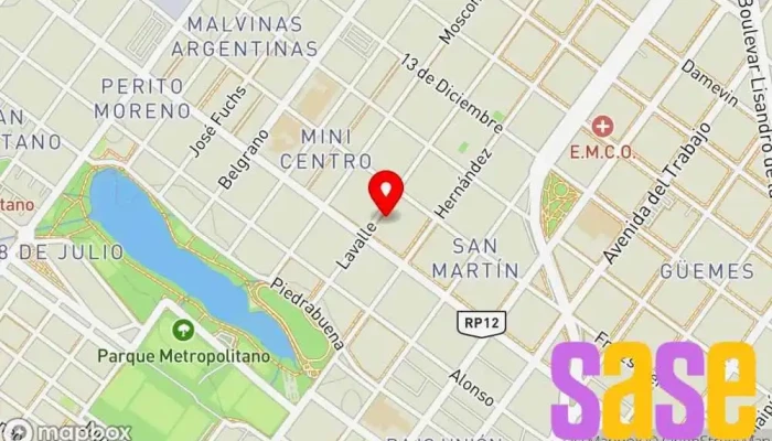 mapa de StreetSud Informática Soporte y servicios informáticos, Servicio de reparación de ordenadores, Servicio de seguridad informática, Tienda de informática, Agencia de marketing en Caleta Olivia