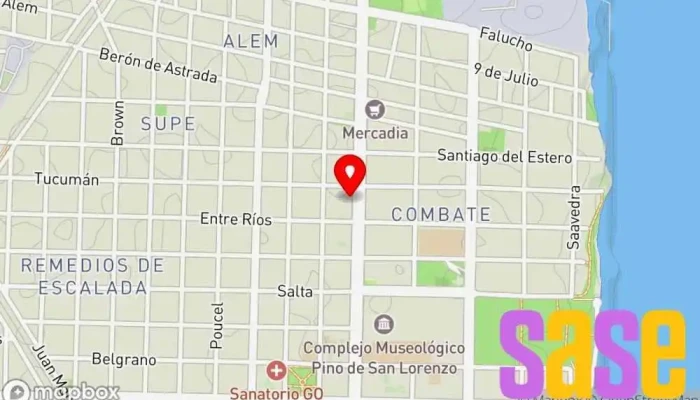 mapa de Suma Hogar Tienda de electrónica en San Lorenzo