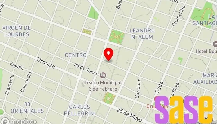 mapa de SUNRA PARANÁ vehículos eléctricos Comercio en Paraná