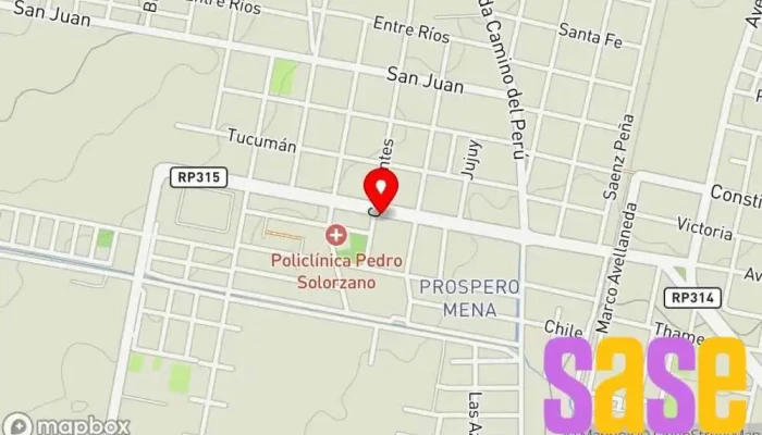 mapa de tab materiales electricos Almacén, Tienda de iluminación en Tafí Viejo
