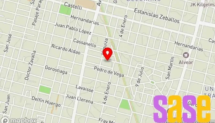 mapa de TACUAR Ctrl  en Santa Fe de la Vera Cruz