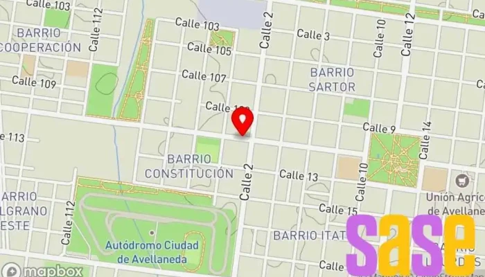 mapa de Taller De Electrcidad Del Automotor Comercio en Avellaneda