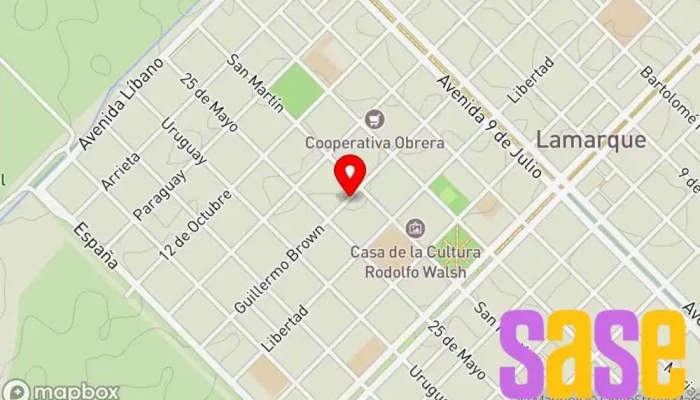 mapa de Taller De Electronica Tienda de electrónica en Lamarque