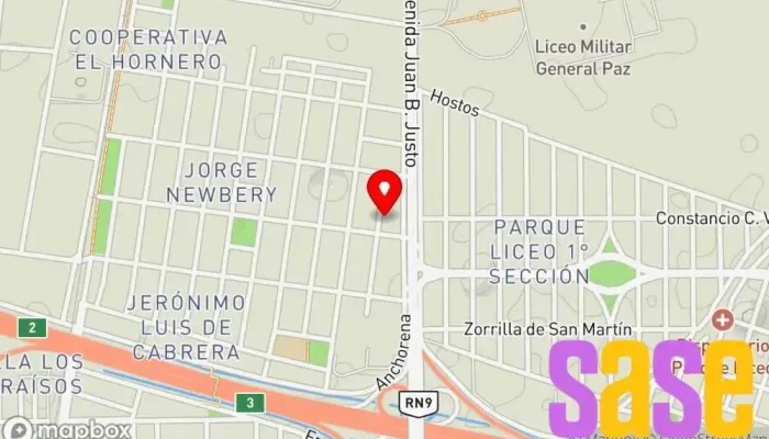 mapa de Taller de electrónica vehicular Taller de reparación de automóviles en Córdoba