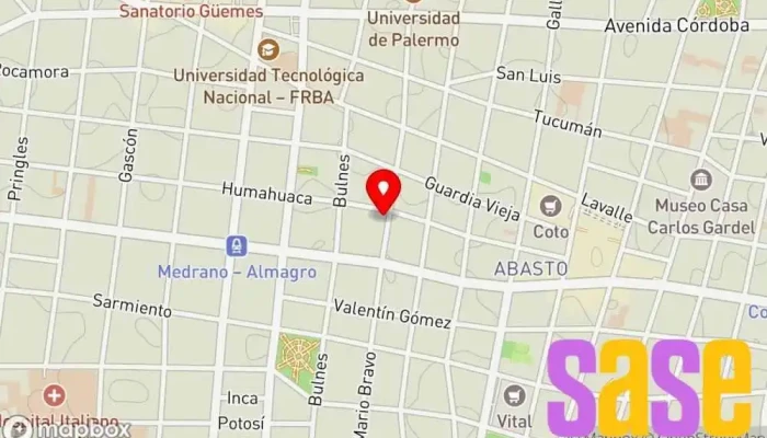 mapa de TALLER ELECTRICIDAD Y ELECTRONICA ALMAGRO Taller de reparación de automóviles en Cdad. Autónoma de Buenos Aires