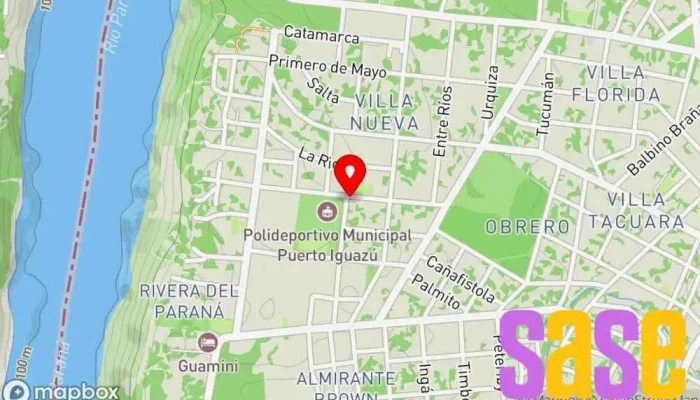 mapa de Taller Eléctrico automotriz iguazú Taller de reparación de automóviles en Puerto Iguazú