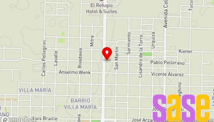mapa de Taller Electronica Taller mecánico en Villa Angela