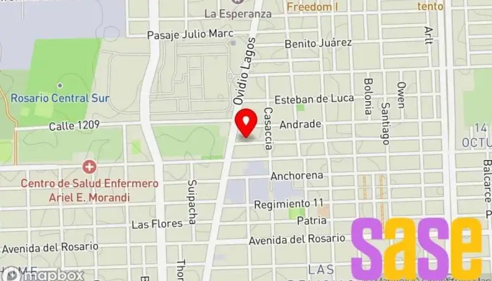 mapa de Taller Mecanico Valviz (O. Lagos 5100) Taller de reparación de automóviles en Rosario