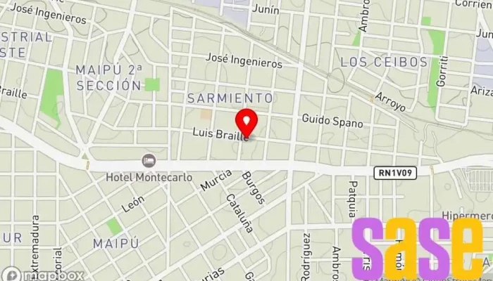 mapa de Taller SL Electrónica Autos y Motos Ingeniero eléctrico en Córdoba