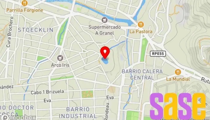 mapa de Tanque E.P.E.C. Compañía eléctrica en La Calera