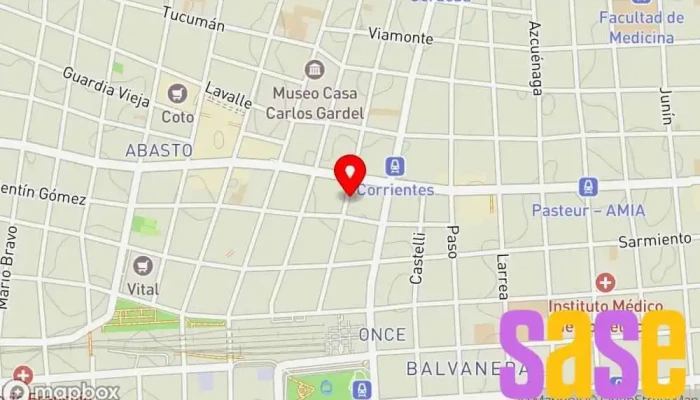 mapa de Target Electrónica Tienda de electrónica, Proveedor de equipos audiovisuales, Tienda de electricidad en AAE