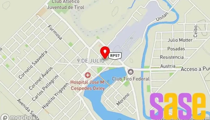 mapa de Technocom Establecimiento de reparación de artículos electrónicos en Puerto Tirol
